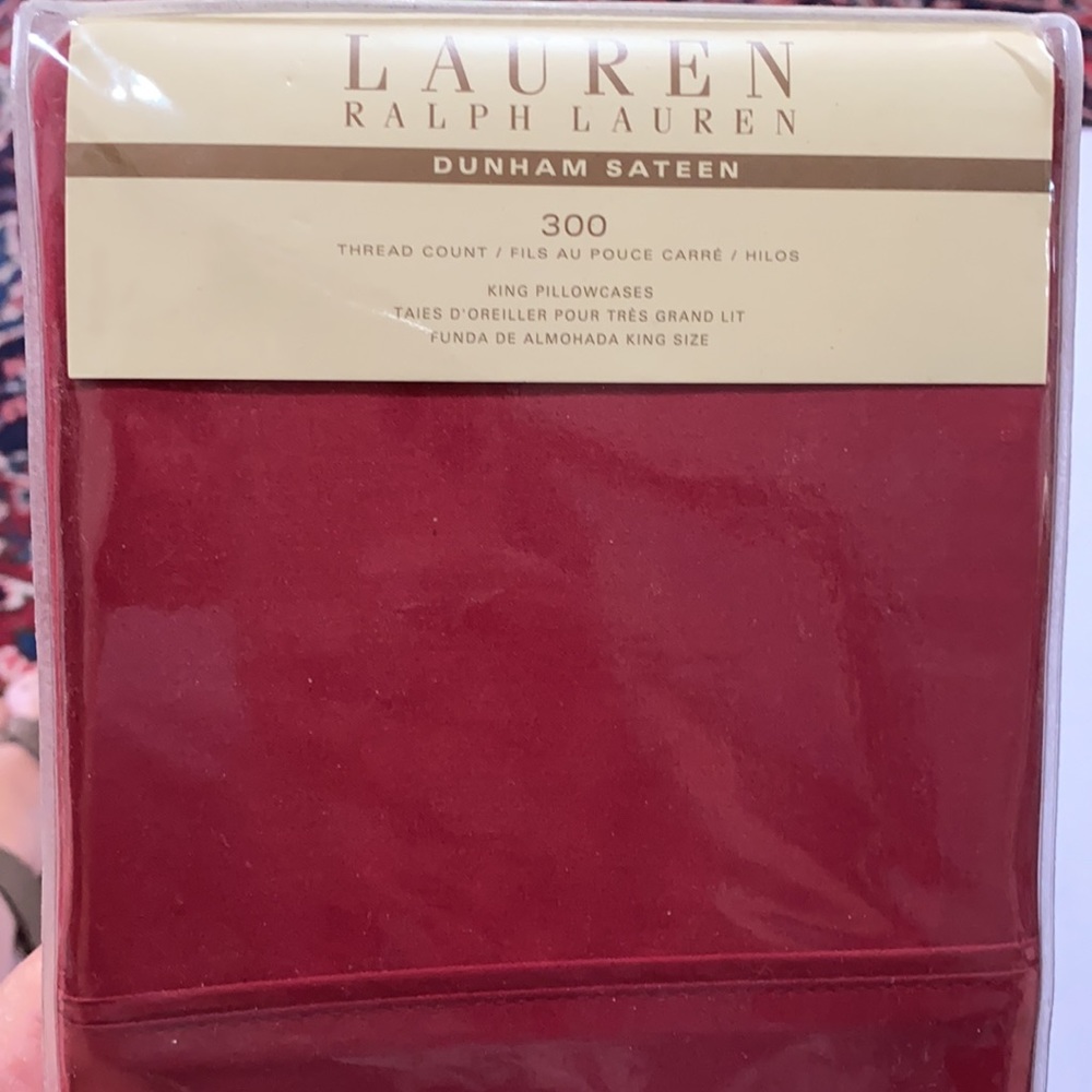 Lauren Ralph Lauren DUNHAM SATEEN King pillowcases
